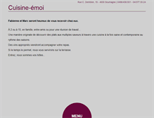 Tablet Screenshot of cuisine-emoi.be